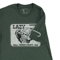 Lazy J Ranchwear Accessories - Parker County Short Sleeve T-Shirt - Forest Green