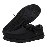 Hey Dude Men's Casuals - Wally Stretch Canvas - Black