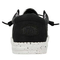 Hey Dude Men's Casuals - Wally Stretch Canvas - Black / White