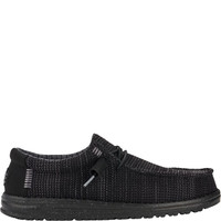 Hey Dude Men's Casuals - Wally Stretch Sox Wide - Black