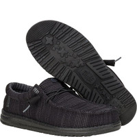 Hey Dude Men's Casuals - Wally Stretch Sox Wide - Black