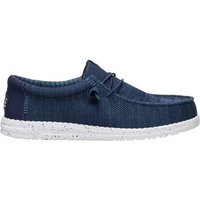Hey Dude Men's Casuals - Wally Stretch Sox Wide - Navy