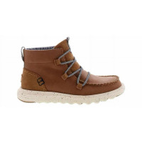 Hey Dude Women's Casuals - Reyes Leather - Tobacco Brown