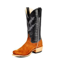 Horse Power by Anderson Bean Men's Boots - Rust Carpincho / Black Texas