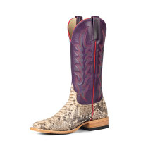 Macie Bean Women's Boots - Mink Python / Purple Texas