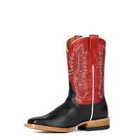 Horse Power by Anderson Bean Kids Boots - Black Full Grain / Red Vitrio