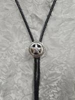 Billy's Western Wear Accessories - Bolo Tie - Circle W/ Antique Silver Star