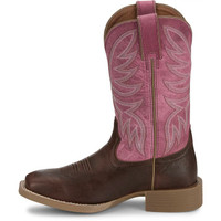 Justin Women's Boots - Demeter Rose 11" - Walnut