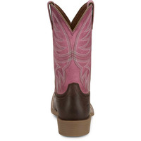 Justin Women's Boots - Demeter Rose 11" - Walnut