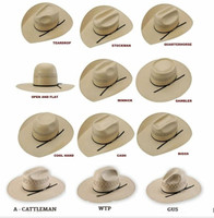 Twister Hats by M & F Western Products - 30X Shantung Open / 4.5" Brim - Straw
