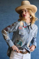 Double D Ranch Women's - We Salute Jacket - Print