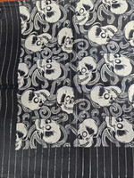Bandanas - Skulls - Silver / Black