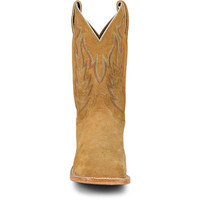 Justin Men's Boots - Quincy 11" / Sueded Smooth Ostrich - Tan