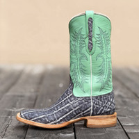 Black Jack Men's Boots - Elephant #803 - Safari Ice / Mint