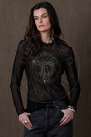Double D Ranch Women's  - Heaven Sent Tee - Black