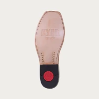 Hyer Women's Boots - Tipton - Chocolate Goat / Crimson Cowhide