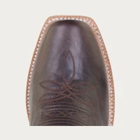 Hyer Women's Boots - Tipton - Chocolate Goat / Crimson Cowhide