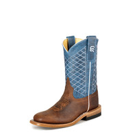 Anderson Bean Kids Boots - Toast Bison / Blue Lava