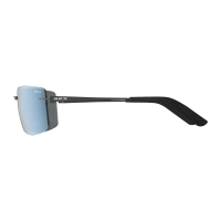 Bex Sunglasses - Fynnland XL OTG - Gunmetal / Gray / Blue Silver
