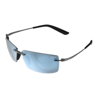 Bex Sunglasses - Fynnland XL OTG - Gunmetal / Gray / Blue Silver