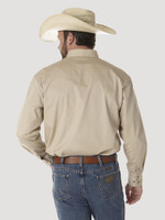 Wrangler Men's Shirt - Painted Desert Basic Western - Tan