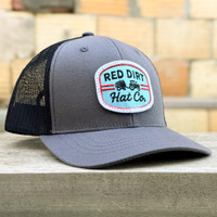 Red Dirt Hat Co Cap - Bailin' Hay - Charcoal / Black - Youth