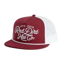 Red Dirt Hat Co Cap - Lariat - Burgundy