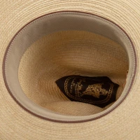 Larry Mahan Straw Hats - Brooks Palm - 4.5" Brim / Natural