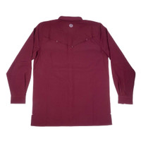 San Jac Outdoors Men's Shirt - Performance - Maroon