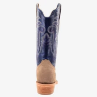 R Watson Men's Boots - RW8605 - Cafe Brown Boar / Azul Sinatra Cowhide