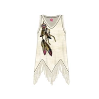 Double D Ranch Women's  - Call Me The Breeze Tank - String Color