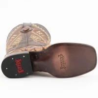 Ferrini Women's Boots - Bronco - Pirarucu Print Cigar / Brown