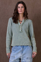 Double D Ranch Women's - Bryce Henley Top - Yucca
