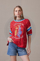 Double D Ranch Women's  - Horse' n Around Top - Cherry