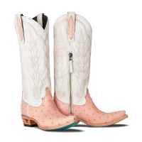 Lane Women's Boots - Skylight - Blush Ostrich