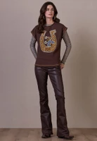 Double D Ranch Women's - Wildfire Top - Chicory 