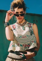 Double D Ranch Women's - Roadside Relics Top - Baby's Breath