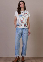 Double D Ranch Women's - Misfit Madonna Top - Baby's Breath 