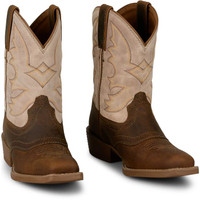 Justin Kids Boots - Tad Junior - Brown / White