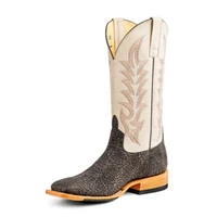 Horse Power by Anderson Bean Men's Boot - Grey Safari Elephant / Creme Glove
