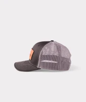 Lucchese Bootmaker Cap - Leather Patch - Black / Charcoal