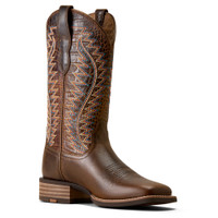 Ariat Women's Boots - Monte Vista - Wicker / Chocolate Croc Print