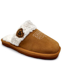 Ariat Kids Casuals - Jackie Square Toe Slippers - Chestnut