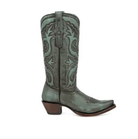 Corral Women's Boots - Flame Scroll Embroidered - Mint