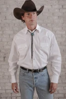Rockmount Ranch Wear Men's Shirt - Quarter Horse Western - White