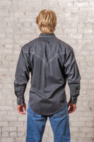 Rockmount Ranch Wear Men's Shirt - Blanket Stitch - Black