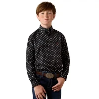 Ariat Kids Shirt - Larsen Classic Geo Print - Black