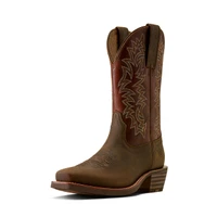 Ariat Men's Boots - Ironwood Toughstock - Dark Brown / Burnt Oak