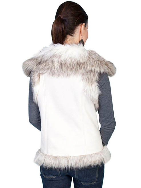 Guess posh faux sales fur vest