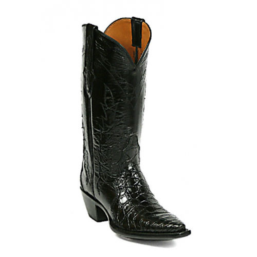 Black Jack Women's Boots - Caiman Crocodile Flank #1415 - Triad